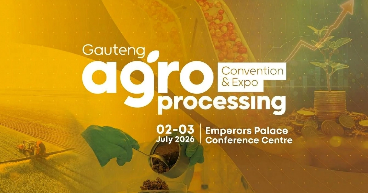 Gauteng Agroprocessing Convention and Expo 2026 • 2–3 July 2026 • Emperors Palace Convention Centre Gauteng Agroprocessing Convention and Expo 2026 • 2–3 July 2026 • Emperors Palace Convention Centre